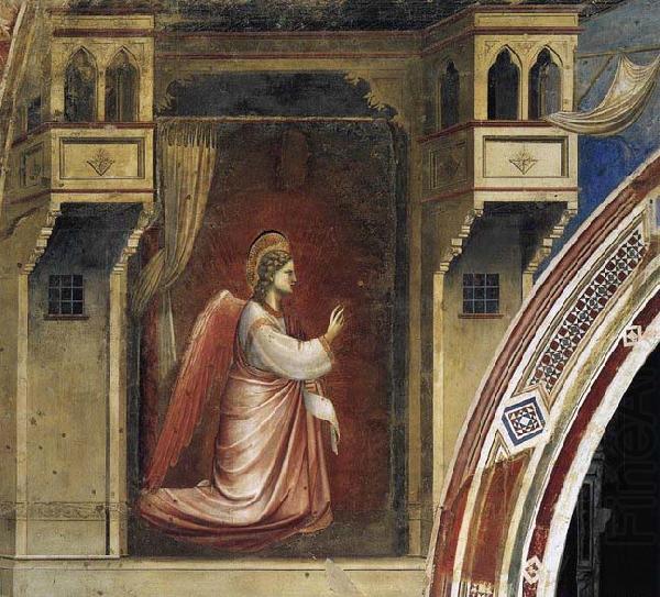 GIOTTO di Bondone The Angel Gabriel Sent by God china oil painting image
